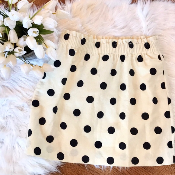 J. Crew Factory Dresses & Skirts - Polka Dot {J. Crew} Sidewalk Skirt